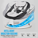FK Sports Electric Baby Swing Rocker Chair - With Bluetooth Music And Remote Control For Soothing