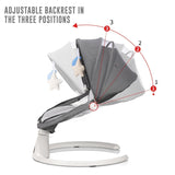 FK Sports Electric Baby Swing Rocker Chair - With Bluetooth Music And Remote Control For Soothing