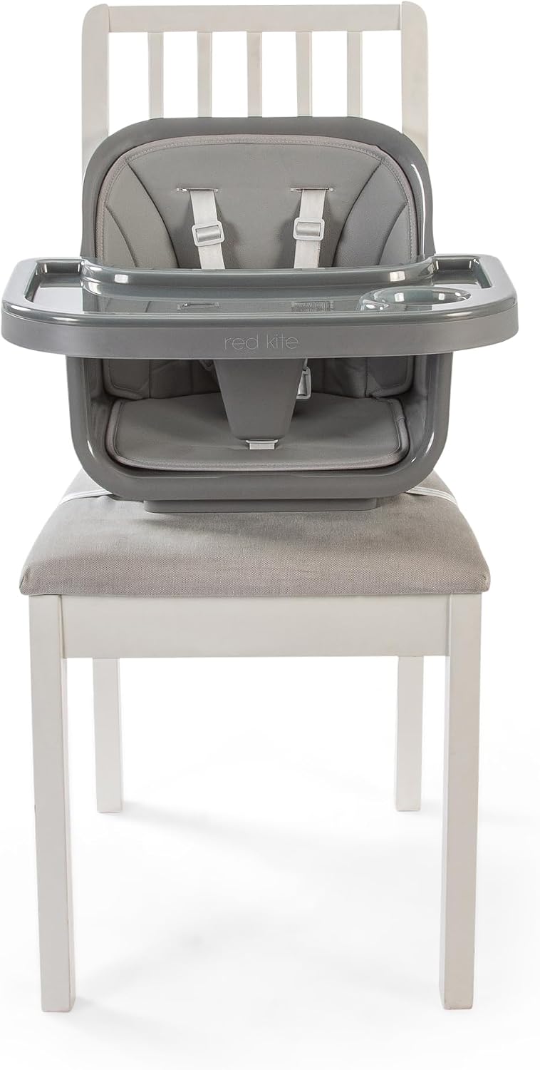 Red Kite Feed Me Orbit 3 in 1 Design Highchair, Booster Seat, and Stool - Grey