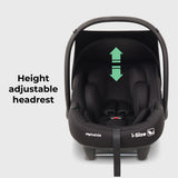 My Babiie I-Size Infant Carrier Car Seat - Safe Rearward Facing Travel With Newborn Inlay And ISOFIX Compatibility