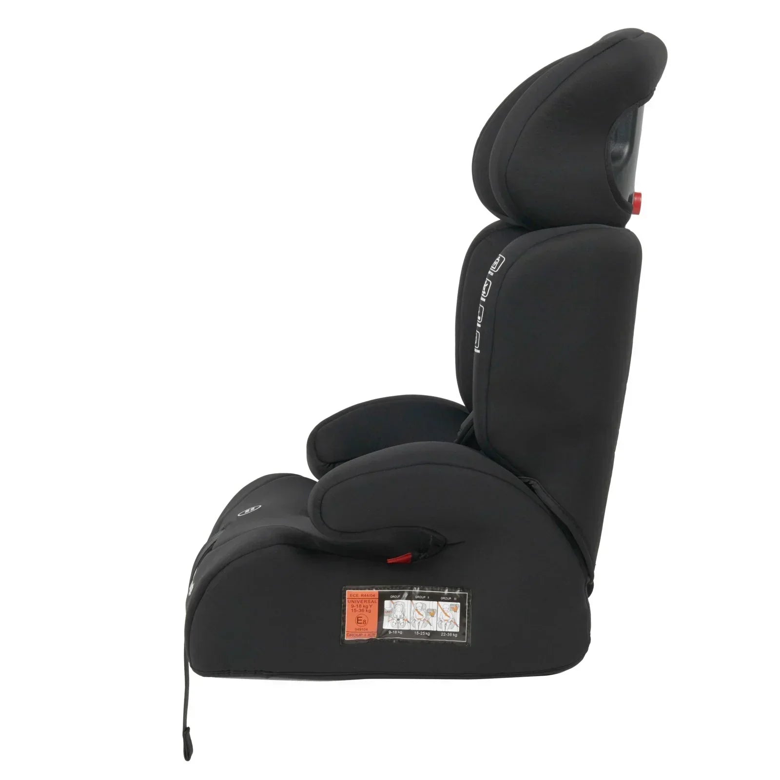 Puggle Maxi Gro Comfort Group 1/2/3 Eco Car Seat Booster Seat - Storm Black (9 Months-12 Years) by Puggle