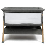 Puggle Dreamy Twin Bedside Crib - Safe Co-Sleeping For Twin Newborns Keeps Both Babies Close By Your Side